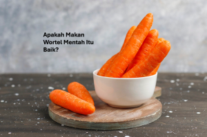 Makan wortel mentah