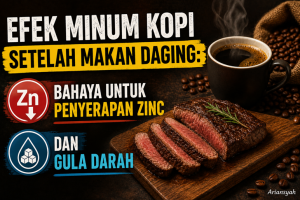 Efek Minum Kopi Setelah Makan Daging