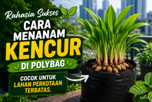 Menanam Kencur di Polybag