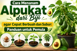 Cara Menanam Alpukat dari Biji