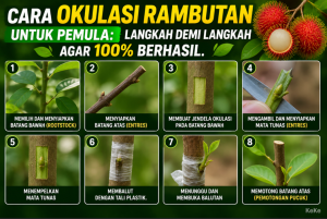 Cara Okulasi Rambutan