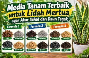 Media Tanam Terbaik untuk Lidah Mertua